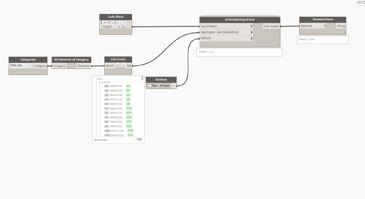Update: Multiple Input Form With Dynamo – data|shapes